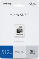 512 Gb MicroSDXC SmartBuy class 10 SB512GBSDCL10-0