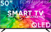 SOUNDMAX SM-QLED50T21SU\Q Черный